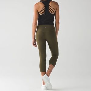 Lululemon Align Crop Military Green